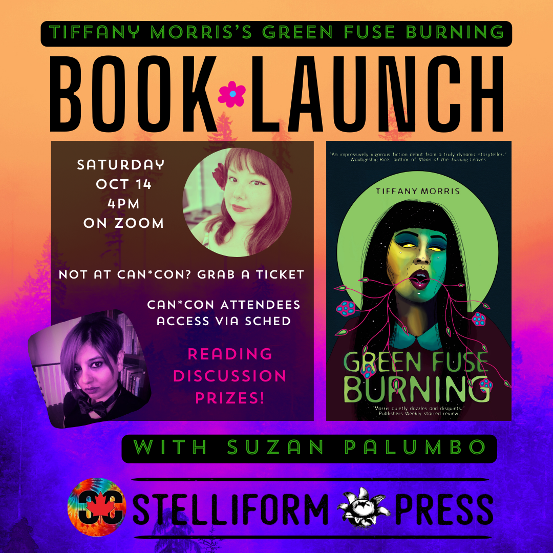 Tickets for Tiffany Morris's Green Fuse Burning Launch (with Suzan Palumbo)  ⋆ Stelliform Press